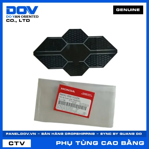 TEM ỐP TRƯỚC PHẢI *NHB25M* AIR BLADE 125 — 86641K66V10ZA