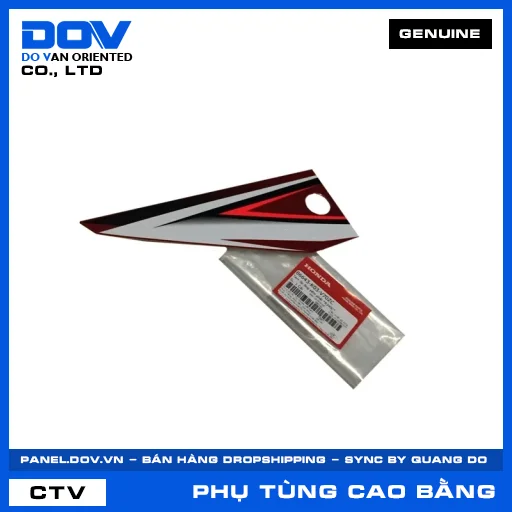 TEM ỐP ỐNG YẾM PHẢI *R340C* WAVE RSX 110 — 86643K03V70ZC
