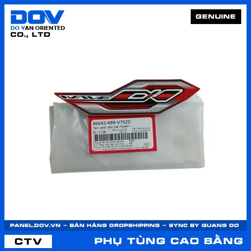 TEM CÁNH YẾM TRÁI *R389* WAVE ALPHA 110 — 86643K89V70ZD