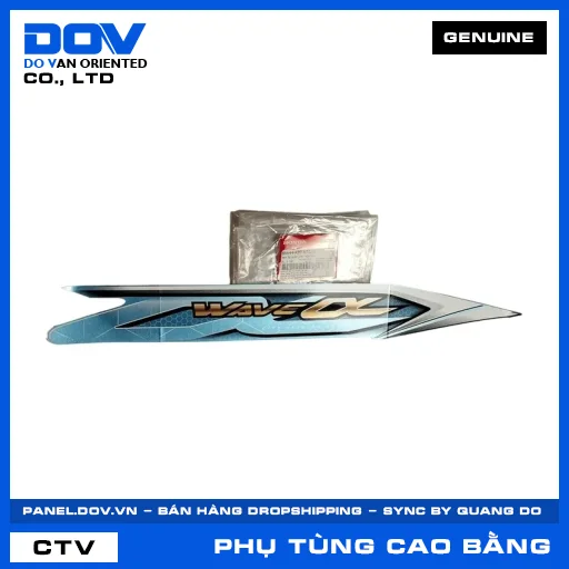 TEM ỐP SƯỜN PHẢI *B203M* WAVE ALPHA 110 — 86644K89V20ZB