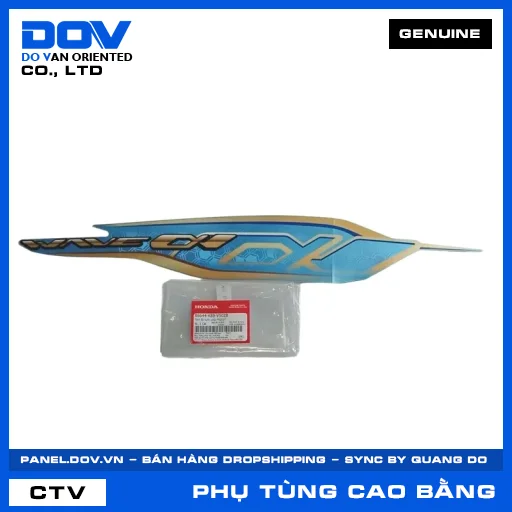 TEM ỐP SƯỜN PHẢI *B203* WAVE ALPHA 110 — 86644K89V50ZB