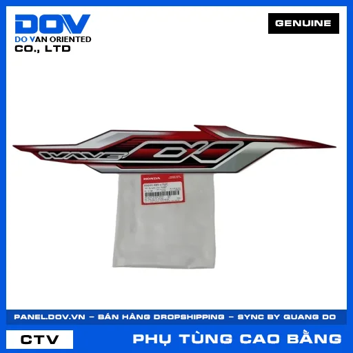 TEM ỐP SƯỜN PHẢI *R389* WAVE ALPHA 110 — 86644K89V70ZC
