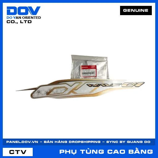 TEM ỐP SƯỜN TRÁI *NHB55* WAVE ALPHA 110 — 86645K89V50ZC