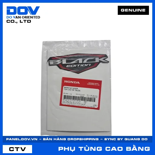 TEM CHỮ ỐP TRƯỚC — 86646K27630ZA