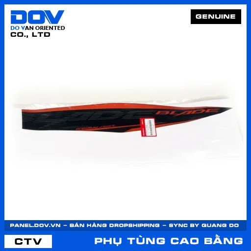 TEM DÁN ỐP SƯỜN TRÁI *YR322C* — 86648K57V80ZB