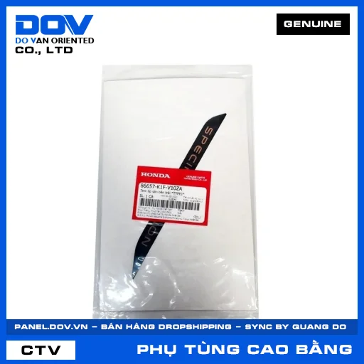 TEM ỐP SÀN BÊN TRÁI *TYPE1* AIR BLADE 125/150 — 86657K1FV10ZA