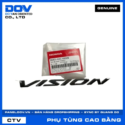 TEM ỐP SƯỜN *TYPE1* VISION 110 — 86831K2CV00ZB