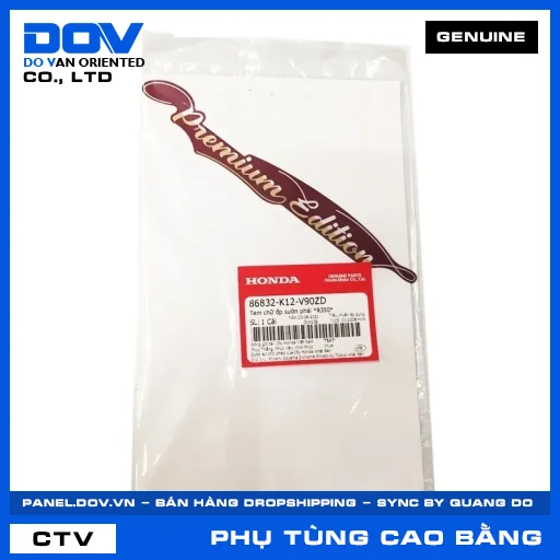 TEM CHỮ ỐP SƯỜN PHẢI *R350* LEAD 125 — 86832K12V90ZD