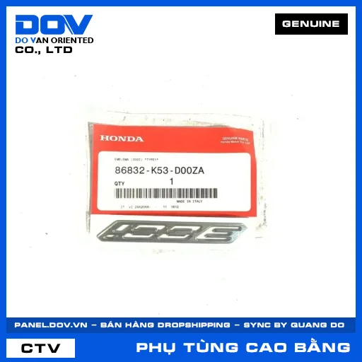 BIỂU TƯỢNG 300I *TYPE1* — 86832K53D00ZA