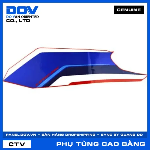TEM ỐP BÌNH XĂNG BÊN TRÁI *TYPE1* CBR150R — 86834K45NZ0ZA