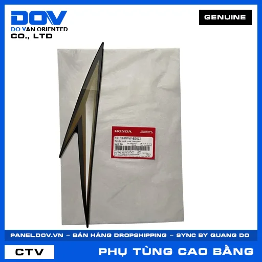 TEM ỐP TRƯỚC PHẢI *NHA69P* WAVE RSX 110 — 87101KWWB20ZB