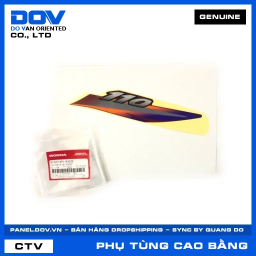 Tem mặt nạ trái *R203M* — 87103KFL830ZE