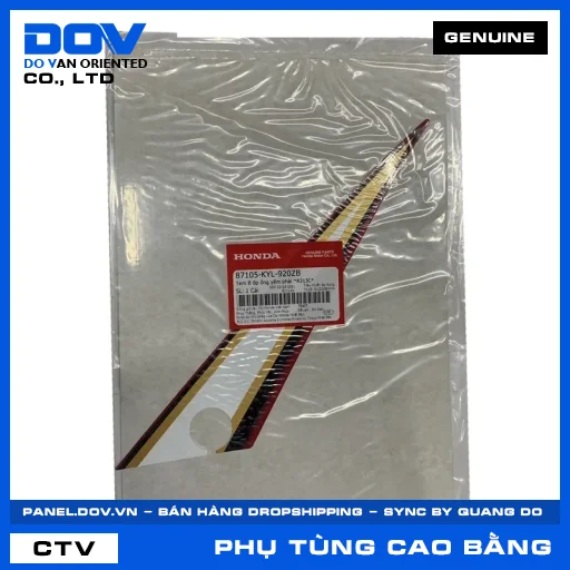 TEM B ỐP ỐNG YẾM PHẢI *R313C* — 87105KYL920ZB