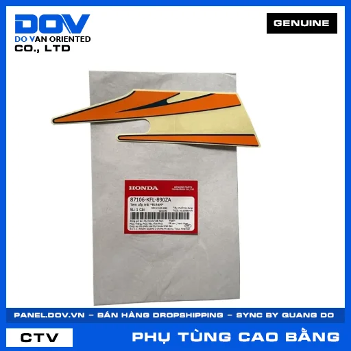 Tem cốp trái *B154M* — 87106KFL890ZA