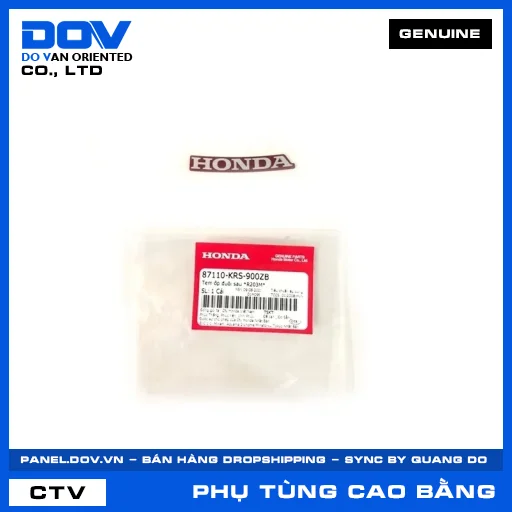 TEM ỐP ĐUÔI SAU *R203M* — 87110KRS900ZB