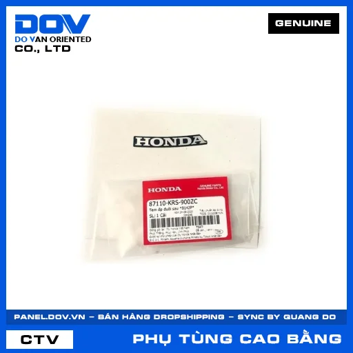 TEM ỐP ĐUÔI SAU *B142P* — 87110KRS900ZC