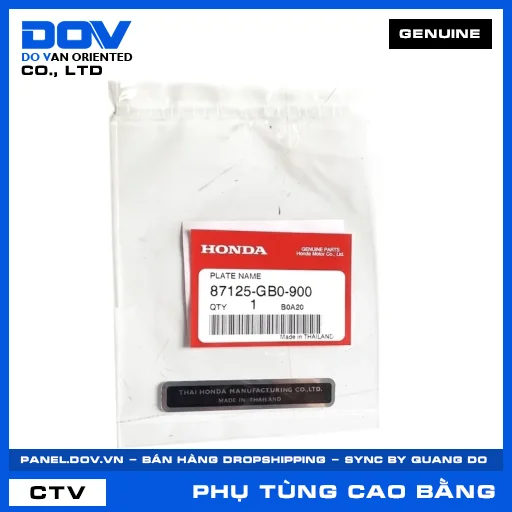 Tem sản phẩm CB300R, CB500F, CB500X, CB650R — 87125GB0900