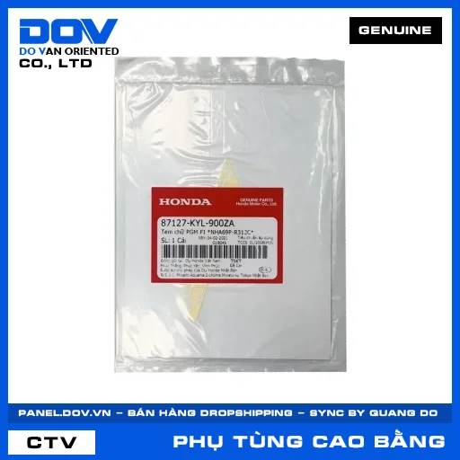TEM CHỮ PGM FI *NHA69P-R313C* — 87127KYL900ZA