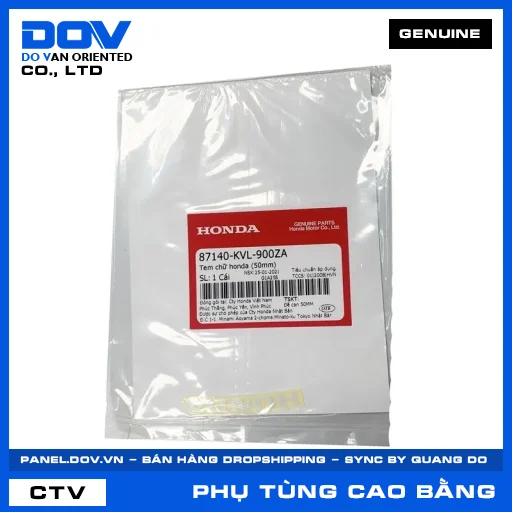 TEM CHỮ HONDA (50MM) FUTURE NEO — 87140KVL900ZA
