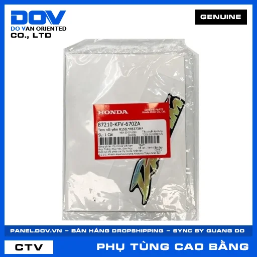 TEM NỔI YẾM R150,*PB373M* SUPER DREAM — 87210KFV670ZA
