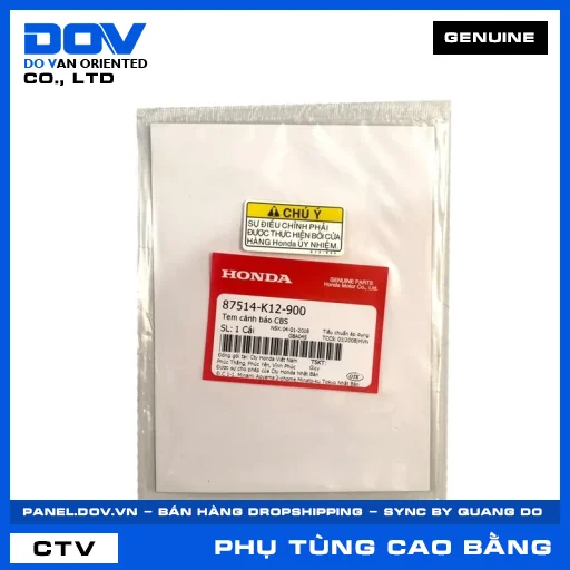 TEM CẢNH BÁO CBS LEAD 125 — 87514K12900