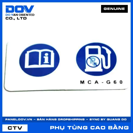 TEM HƯỚNG DẪN NHIÊN LIỆU — 87586MCAG60