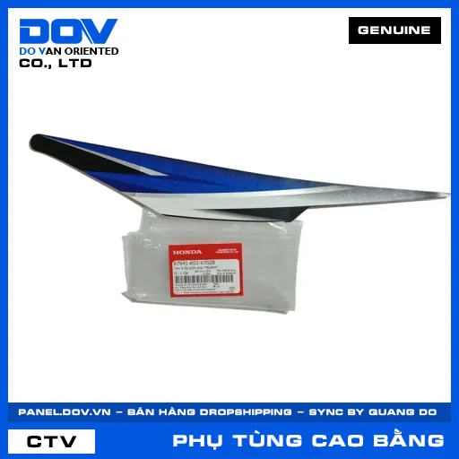 TEM B ỐP SƯỜN PHẢI *B206M* WAVE RSX 110 — 87641K03V70ZB