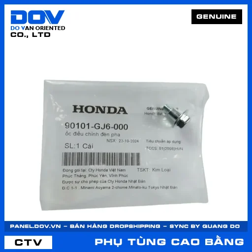 ỐC ĐIỀU CHỈNH ĐÈN PHA BLADE 110, DREAM 110, FUTURE 125, FUTURE NEO — 90101GJ6000