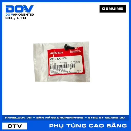 VÍT 5X15 PCX, PCX 125/150, PCX 160, SH 125/150 — 90115K77V00