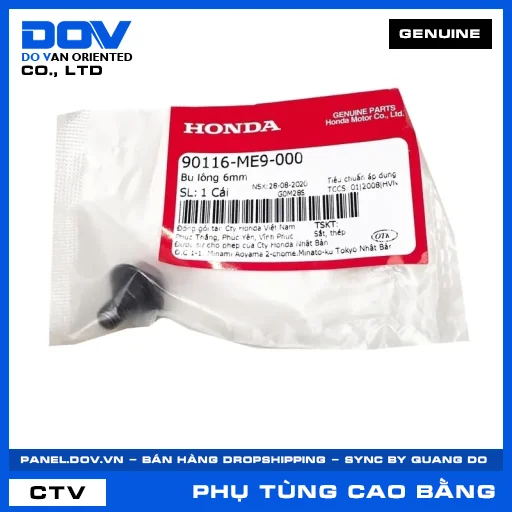 BU LÔNG 6MM CB650R, CBR150R, CBR650R, FUTURE NEO — 90116ME9000