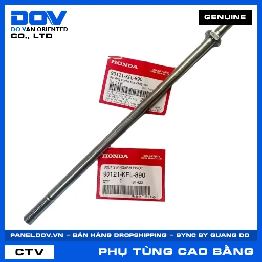 Bu lông xuyên trục càng sau — 90121KFL890