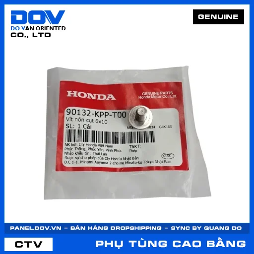 VÍT NÓN CỤT 6X10 CB150R, CB300R, CB500X, CBR150R — 90132KPPT00