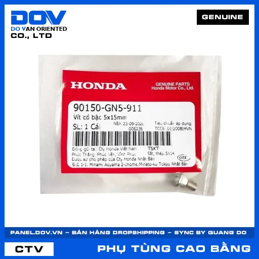 VÍT CÓ BẬC 5X15MM — 90150GN5911