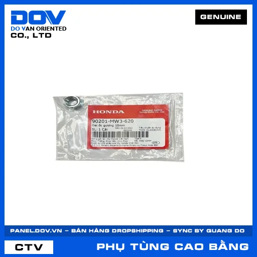 ĐAI ỐC GƯƠNG 10MM (kiếng) ADV350, AIR BLADE 110, AIR BLADE 125, BLADE 110 — 90201MW3620