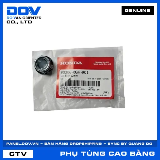 ĐAI ỐC U 12MM AIR BLADE 110, AIR BLADE 125, BLADE 110, CB500F — 90306KGH901