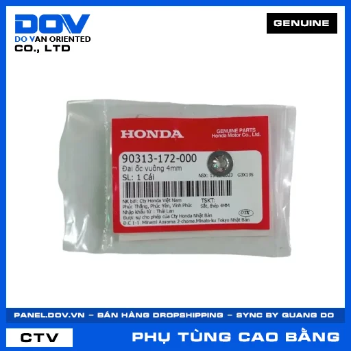 ĐAI ỐC VUÔNG 4MM SUPER DREAM — 90313172000