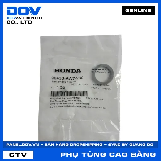ĐỆM PHẲNG 17X23X3 SUPER DREAM, WAVE 100, WAVE ALPHA — 90433KW7900