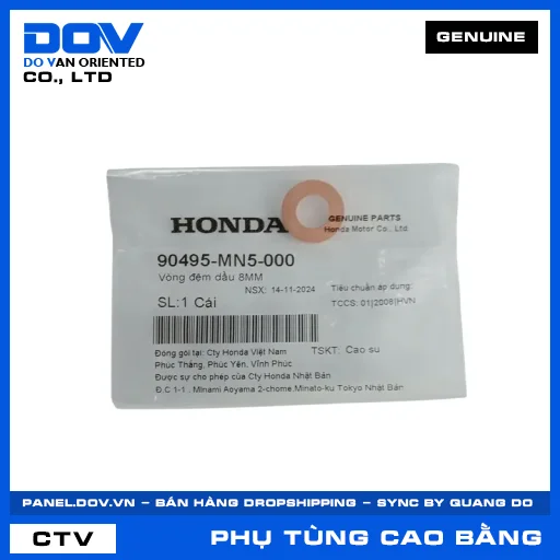 VÒNG ĐỆM DẦU 8MM AIR BLADE 125, AIR BLADE 125/150, AIR BLADE 125/160, LEAD 125 — 90495MN5000