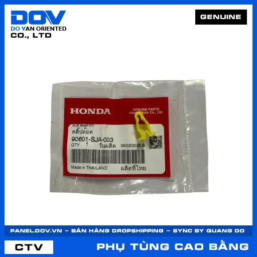 KẸP NẮP SAU TAY LÁI AIR BLADE 125, BLADE 110, LEAD 125, MSX 125 — 90601SJA003