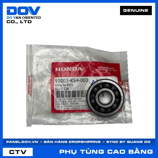 VÒNG BI 6301 SH 125/150 — 91003KS4003