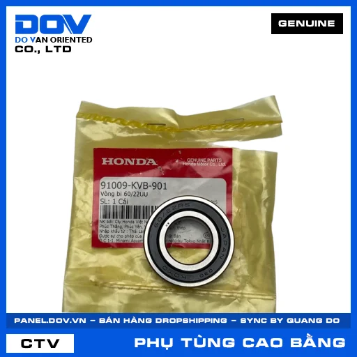 VÒNG BI 60/22UU AIR BLADE 110, CLICK 110, VISION 110 — 91009KVB901
