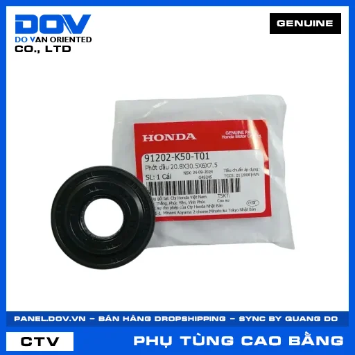 PHỚT DẦU 20.8X30.5X6X7.5 — 91202K50T01