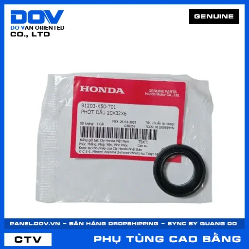 PHỚT DẦU 20X32X6 AIR BLADE 125, AIR BLADE 125/150, SH MODE — 91203K50T01