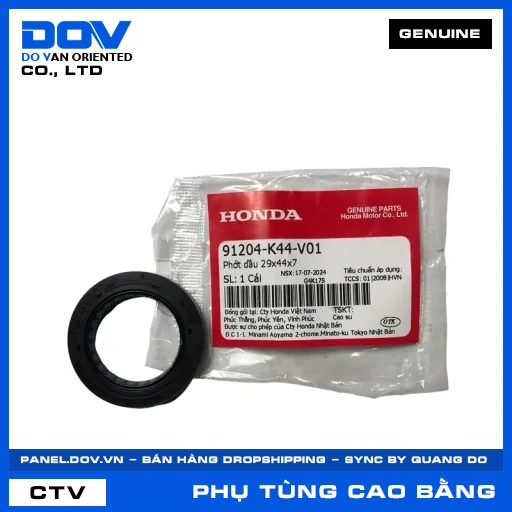 PHỚT DẦU 29X44X7 LEAD 125, VISION 110 — 91204K44V01