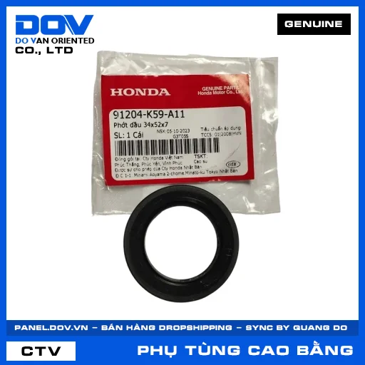PHỚT DẦU 34X52X7 AIR BLADE 125, AIR BLADE 125/150, AIR BLADE 125/160, PCX — 91204K59A11