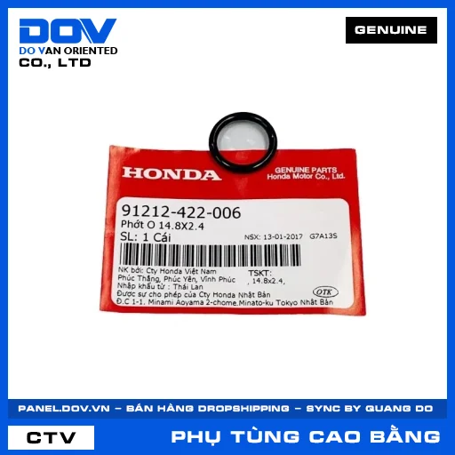 PHỚT O 14.8X2.4 CB1000R, CB150R, CB300R, CB350 H'NESS — 91212422006