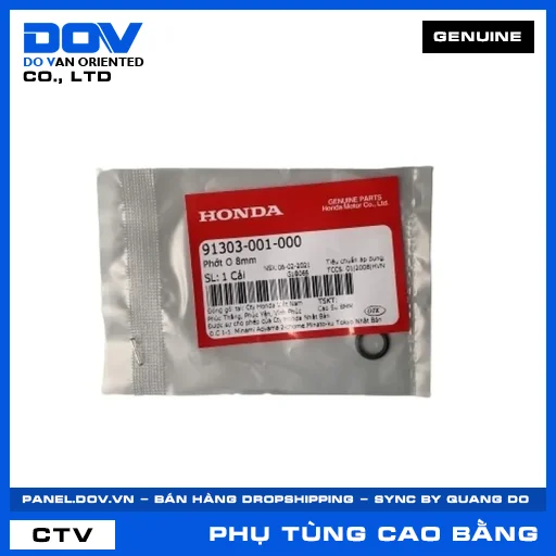 PHỚT O 8MM FUTURE NEO, SUPER DREAM, WAVE 100, WAVE ALPHA — 91303001000
