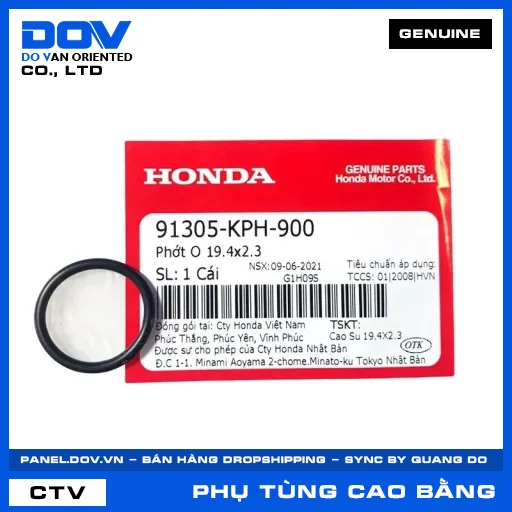 PHỚT O 19.4X2.3 FUTURE NEO — 91305KPH900