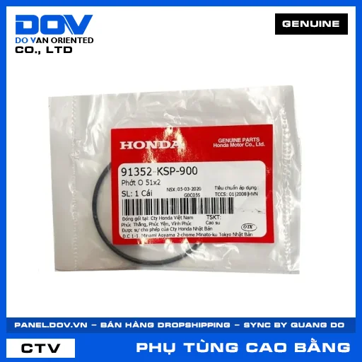 PHỚT O 51X2 WINNER 150, WINNER R, WINNER X — 91352KSP900