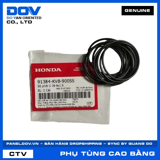 BỘ PHỚT O 38.8X1.9 AIR BLADE 125 — 91384KVB900SS